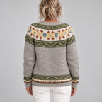 Thalynora — Gray/Green — back view
