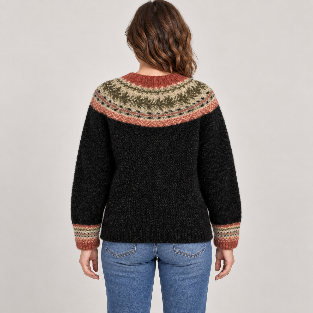 Samantha — Black — back view