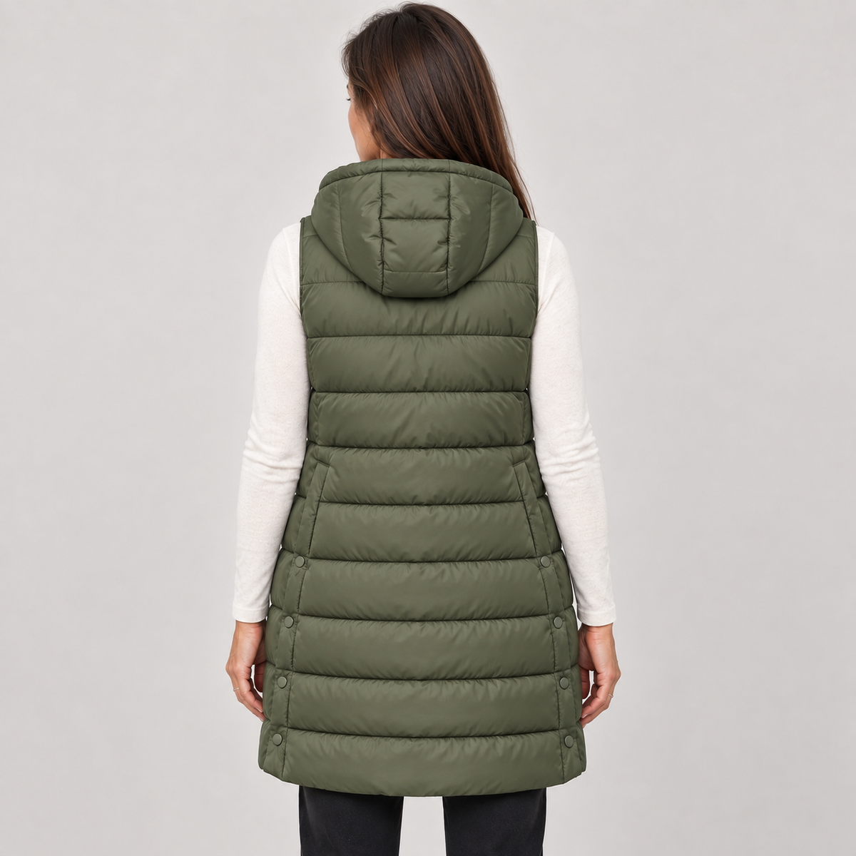 Rain — Army Green — back view