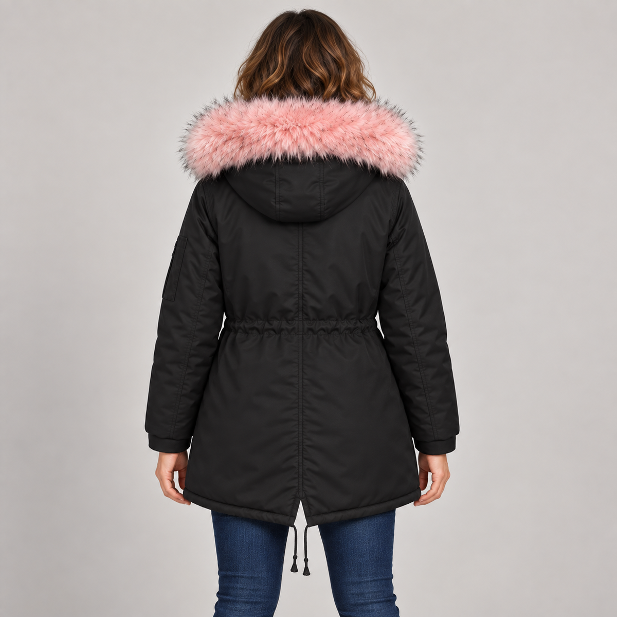 Marina — Black-Pink — back view