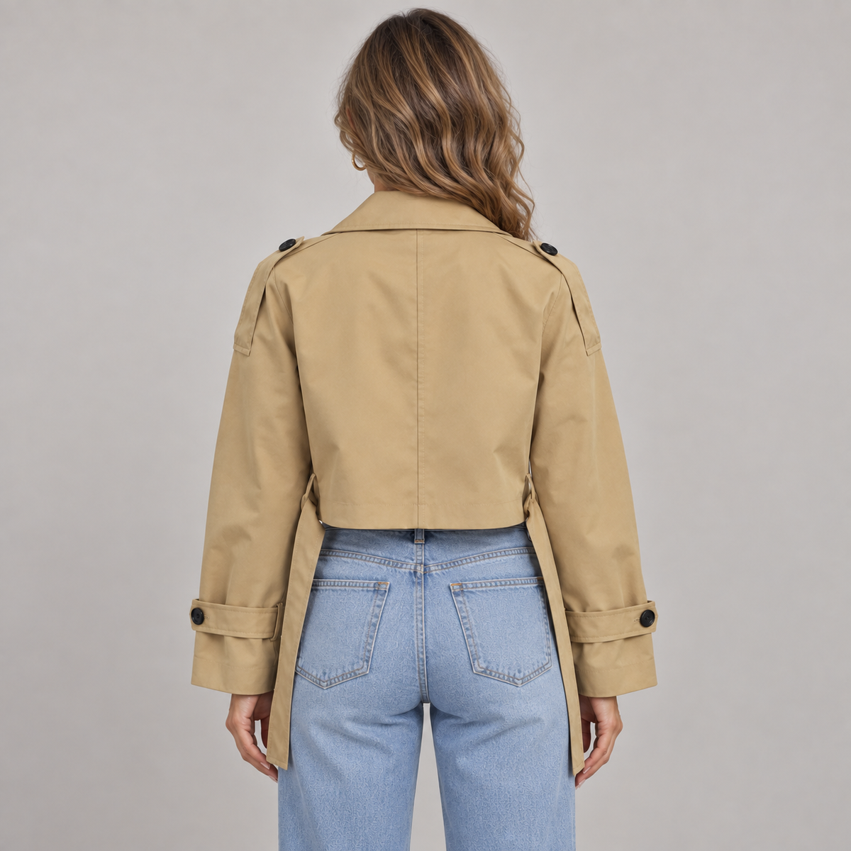 Myrthe — Khaki — back view