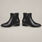 Zoe Ankle Boots — Black — opposite lateral