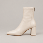 Refina Ankle Boots — White — opposite lateral