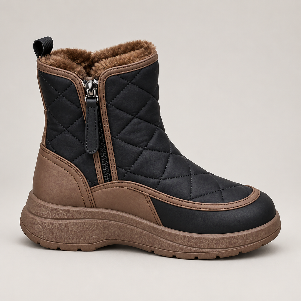 Zorey Boots — Black — opposite lateral