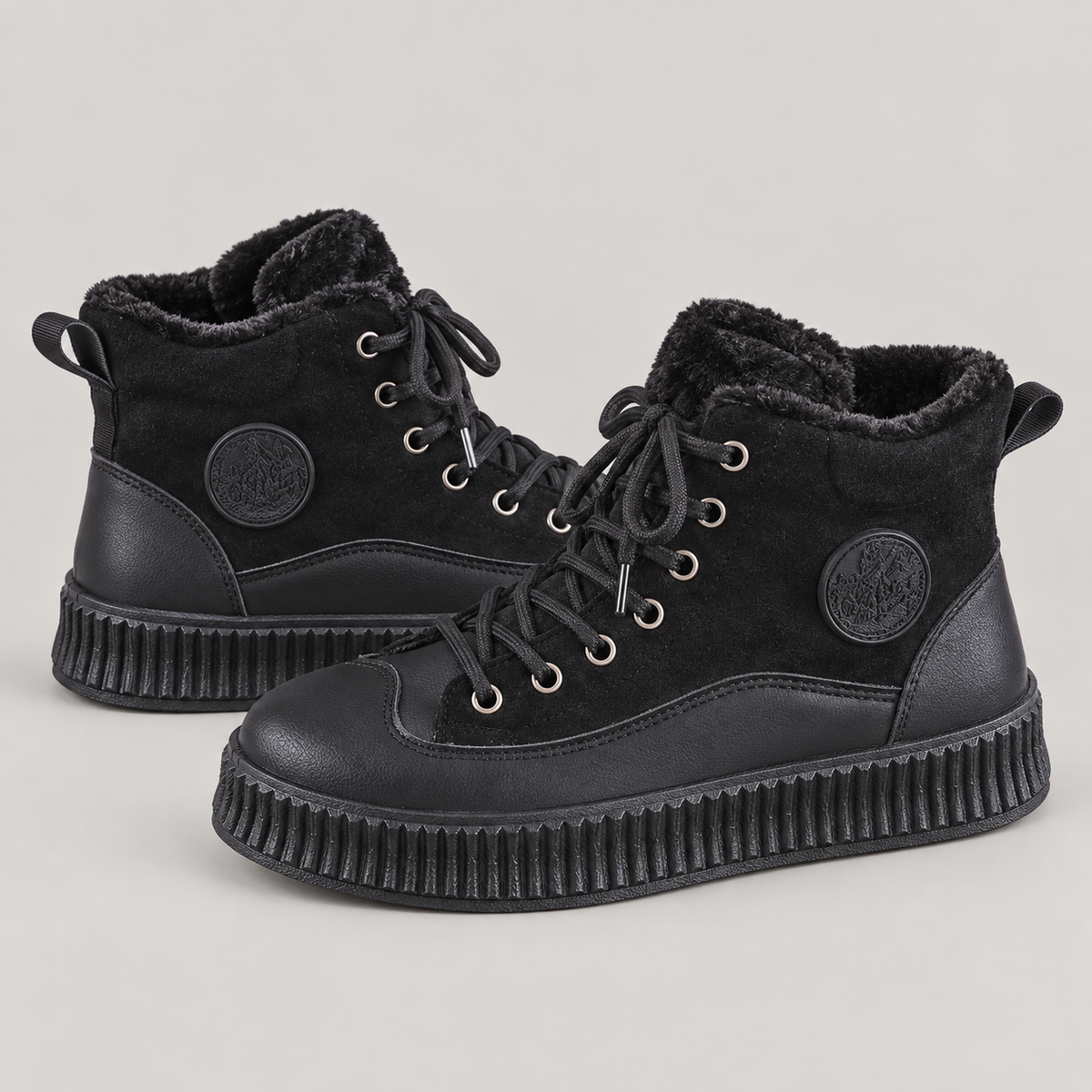 Peru Boots — Black — opposite lateral