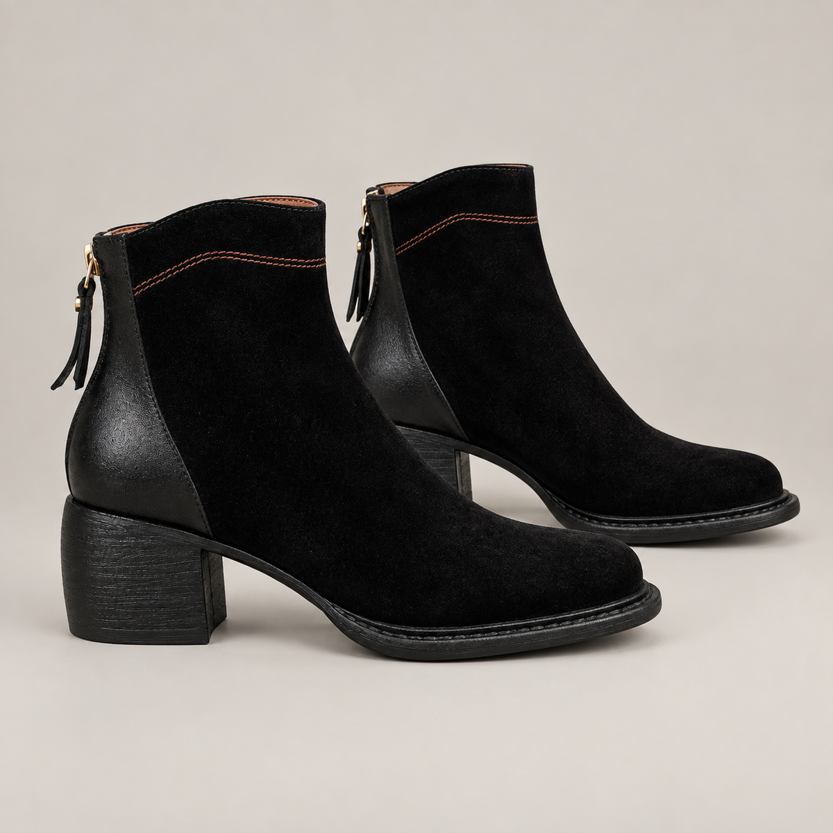 Belini Ankle Boots — Black — opposite lateral