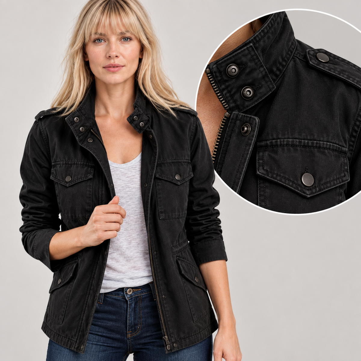 Olga — Black — detail