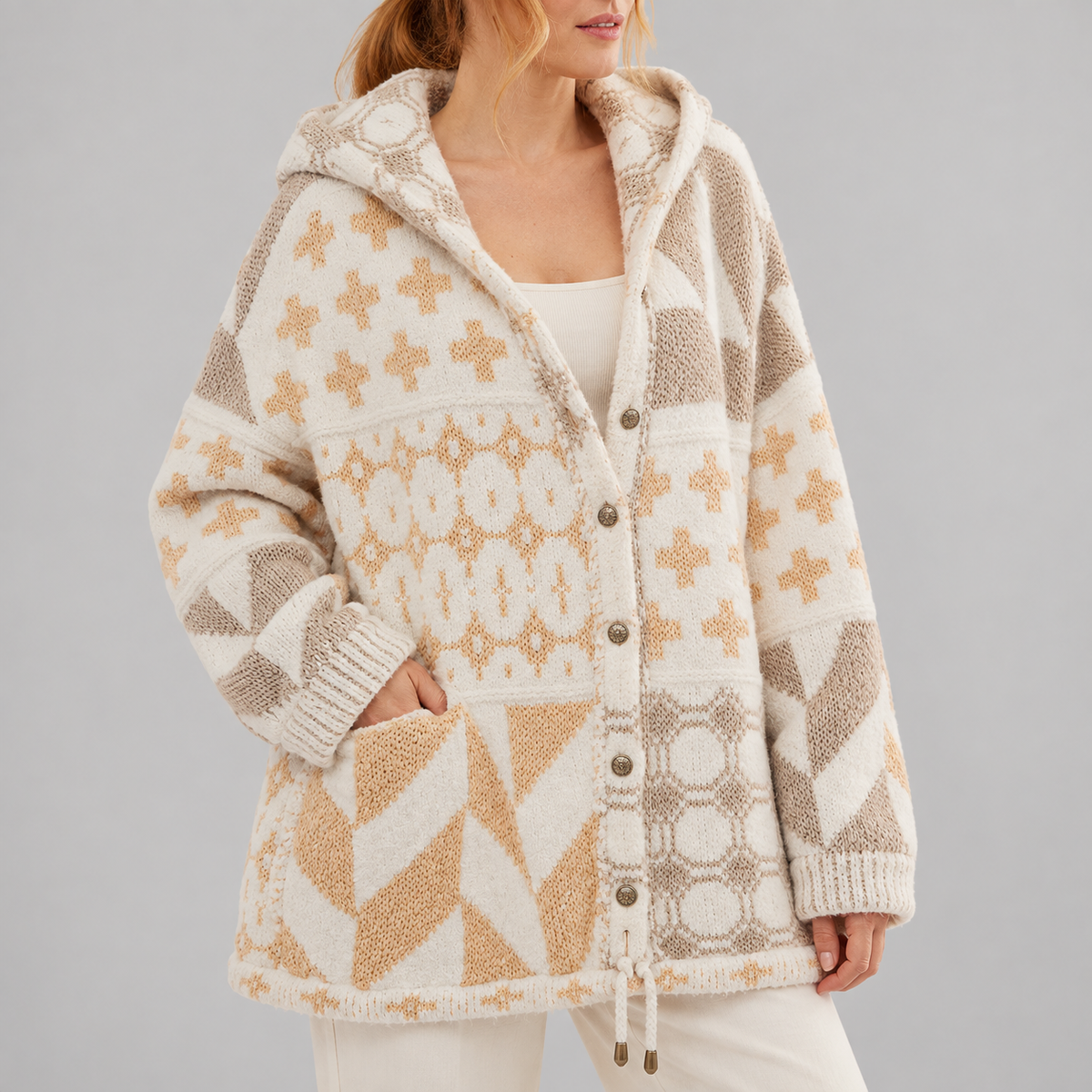 Evangelia — Beige — detail