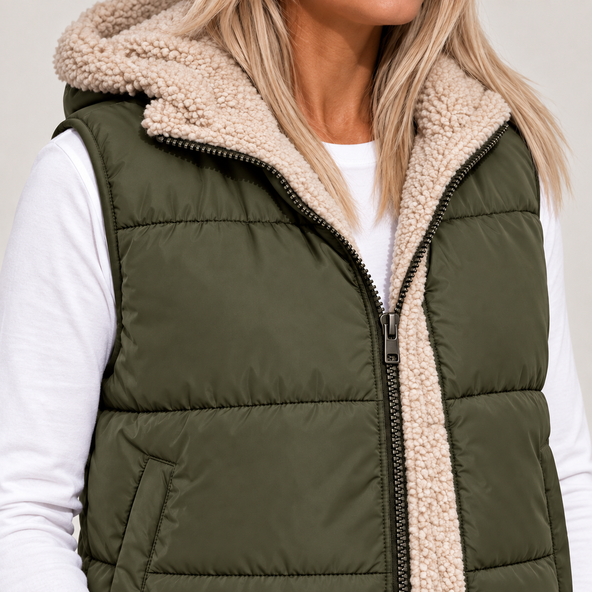 Lucy — Army Green — detail