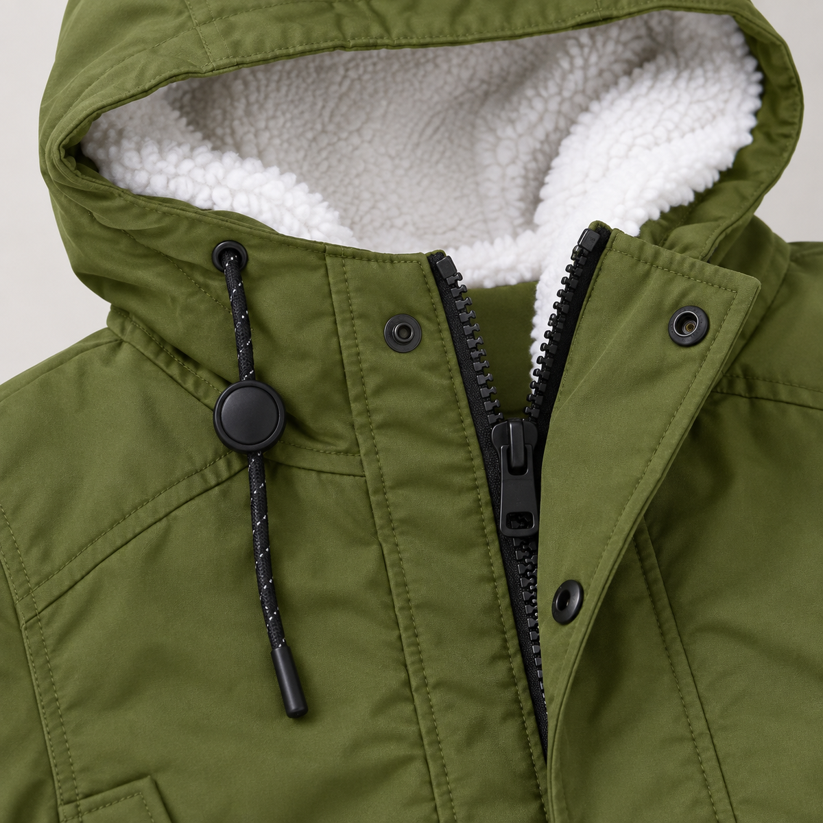 Amina — Army Green — detail