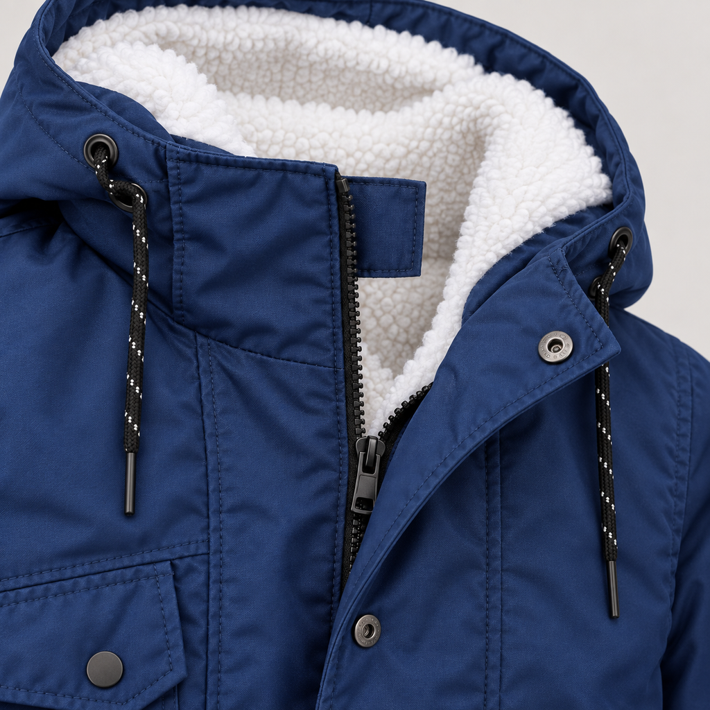 Amina — Navy Blue — detail