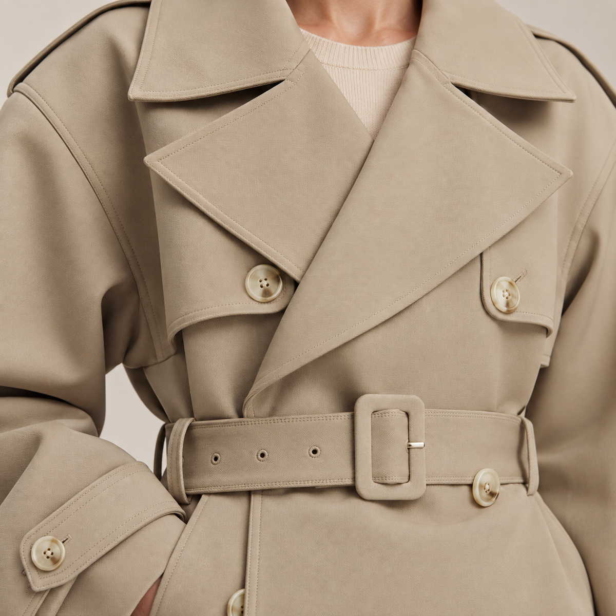 Elsje — Khaki — detail