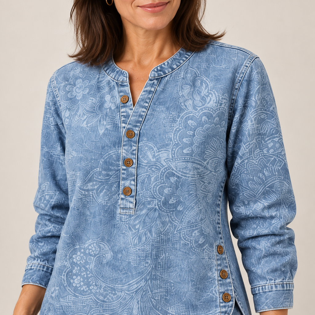 Angela — Denim Blue — detail
