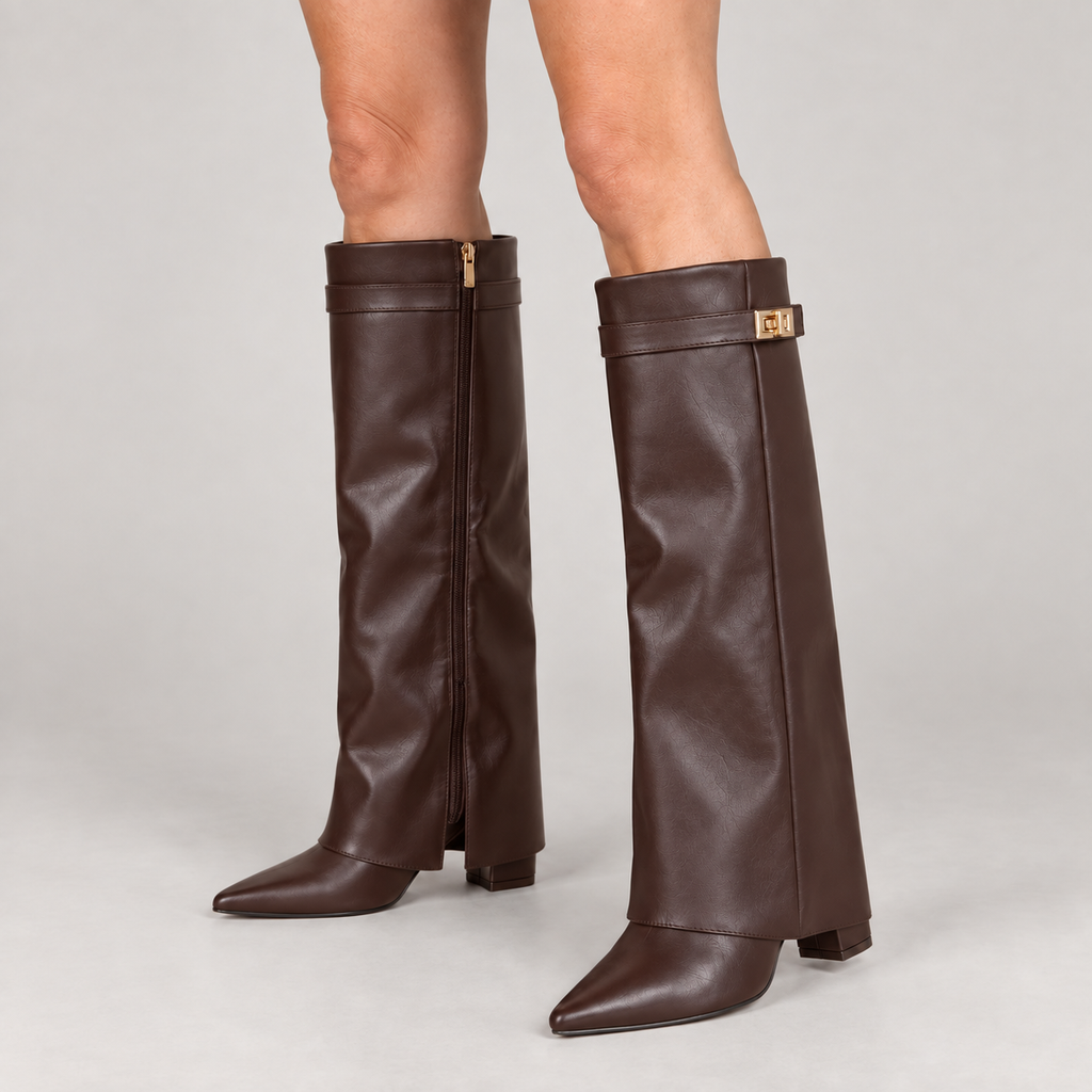 Luna — Brown — on model