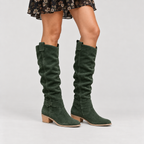 Nora — Dark Green — on model