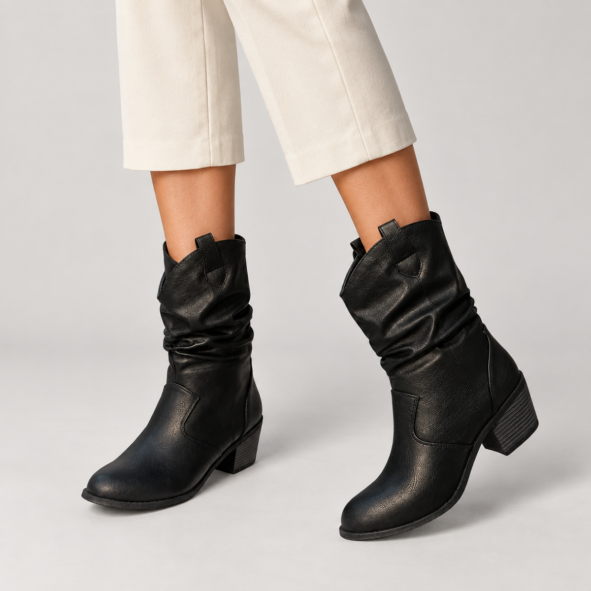 Vivian — Black — on model