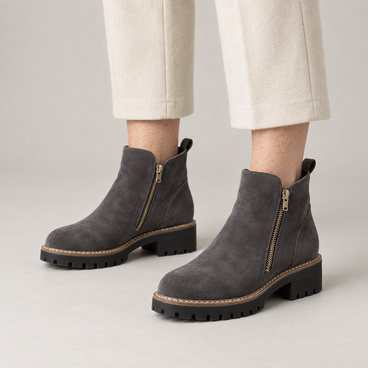 Valencina — Gray — on model
