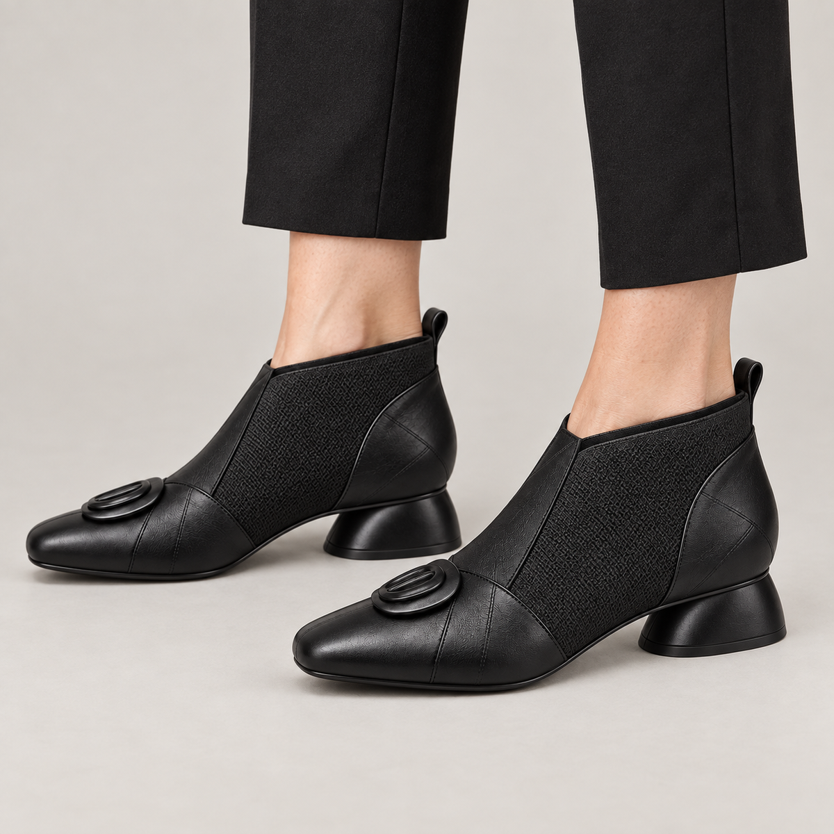 Pam — Black — on model