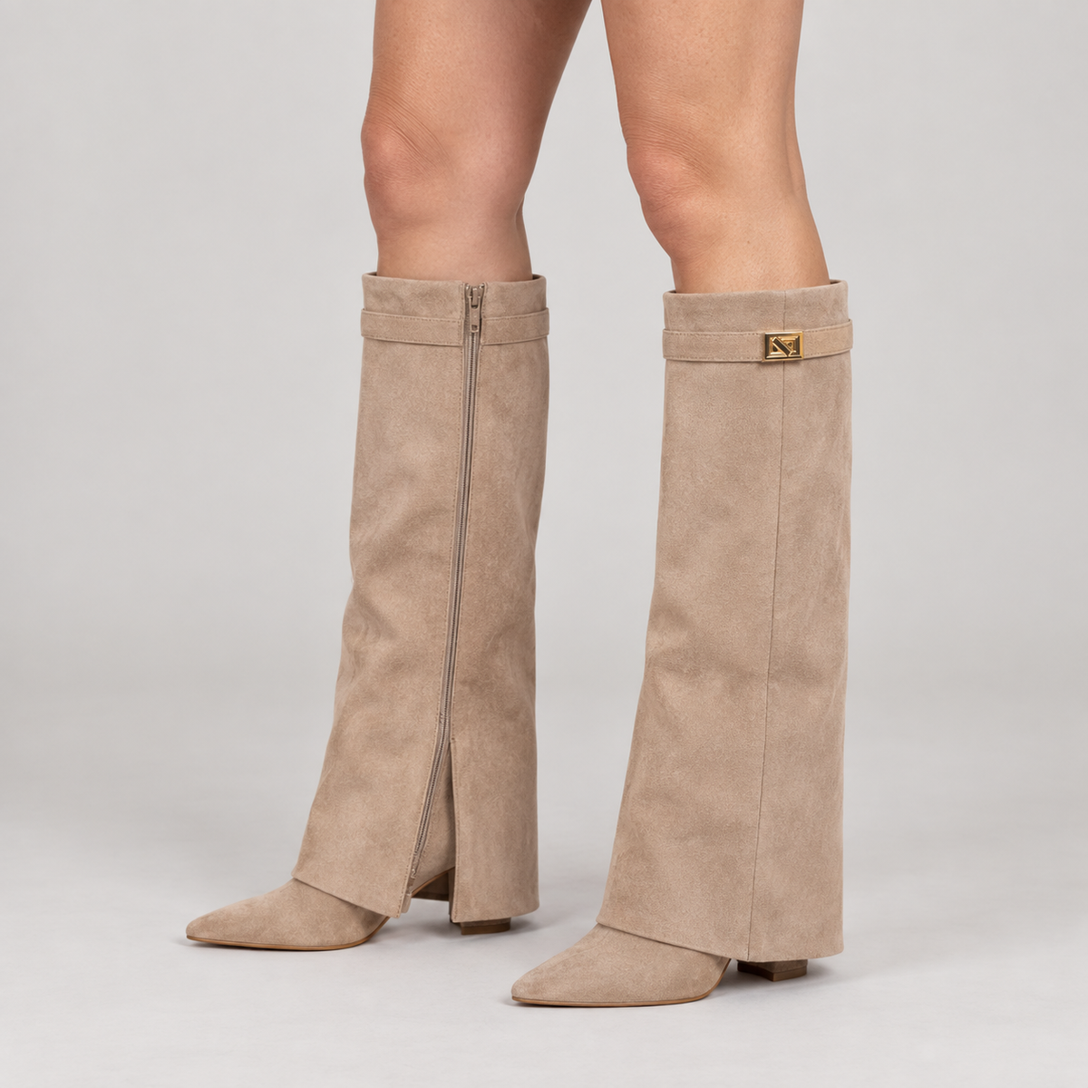 Lunara — Beige — on model