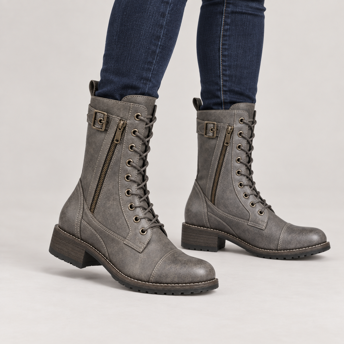 Sylvia — Grey — on model