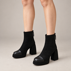 Vento Boots — Black — on model