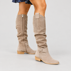Hazel — Beige — on model