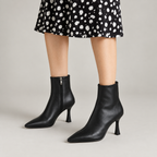 Mavy Ankle Boots — Black — on model