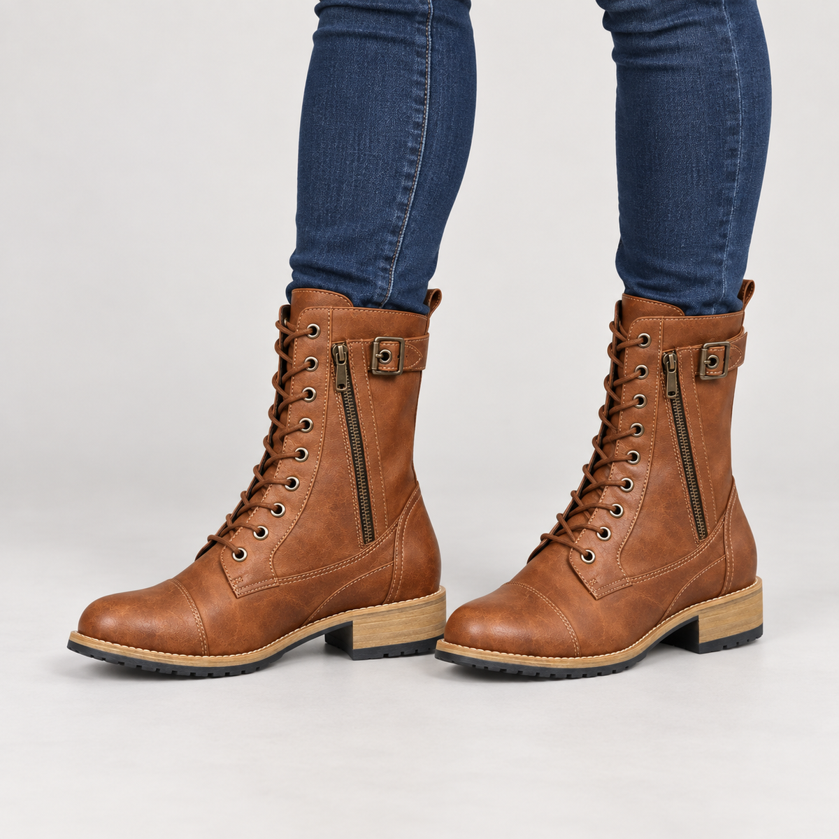 Sylvia — Brown — on model