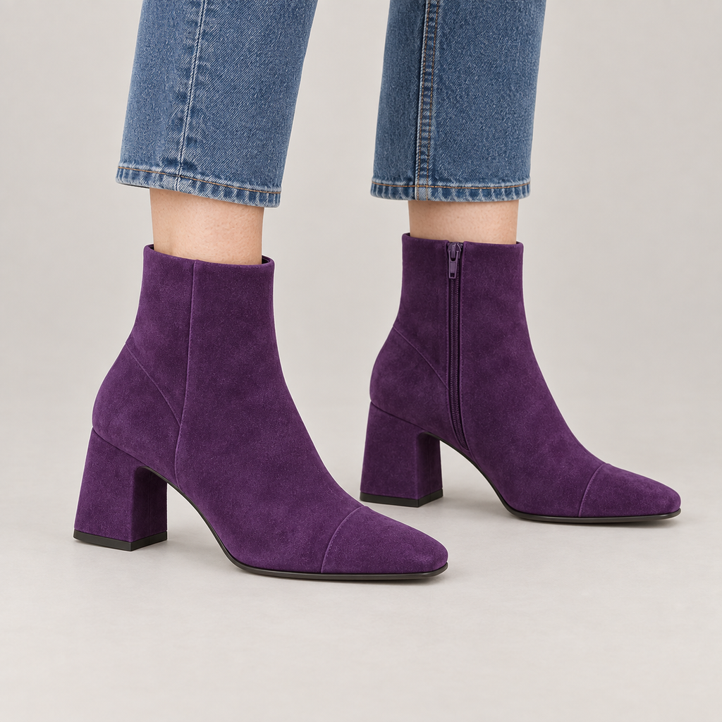 Beth — Royal Purple — on model