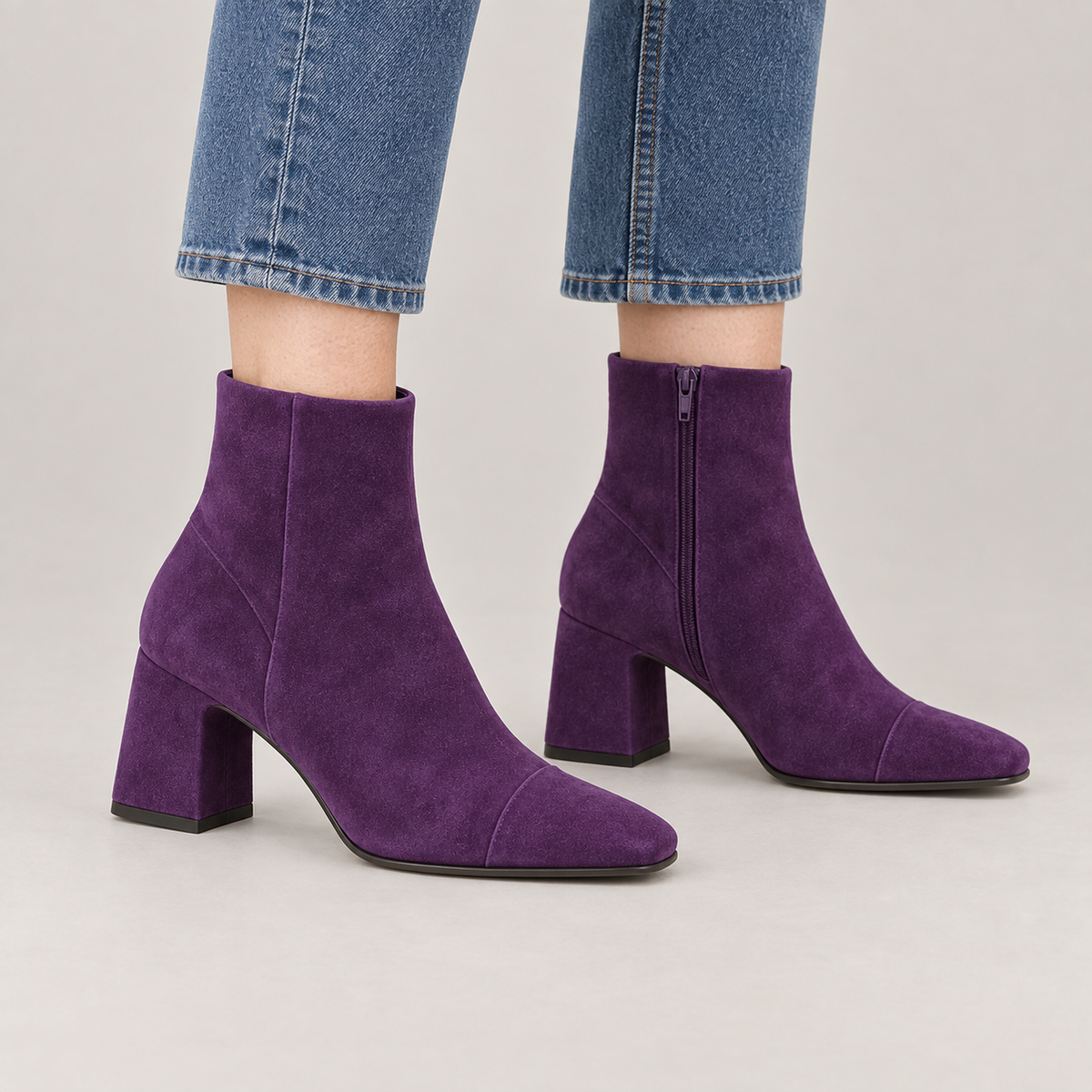Beth — Royal Purple — on model