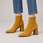 Beth — Golden Mustard — on model