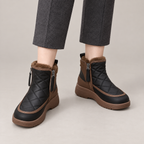 Zorey Boots — Black — on model