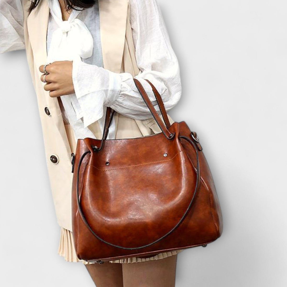 Olivia - 4-Piece Vintage Bag Set