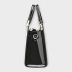 Maison Verdelle -  Shiny Crocodile Skin Pattern Handbag