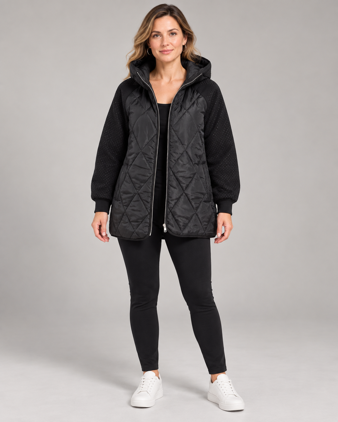 GLORIA™ - Quilted Elegance Jacket