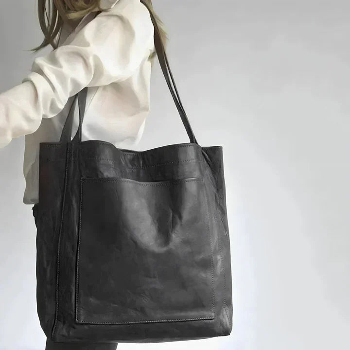 Pamela | Classic Vegan Leather Tote